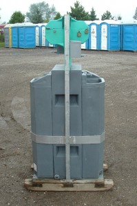 Sink Stand 2 basin Portable sink, wash station, Johnson's Sanitation
