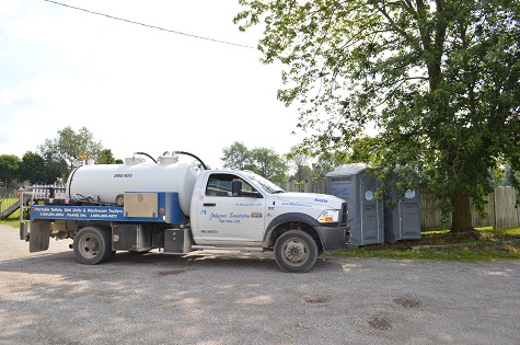 900 portable toilets, 20 hand wash stands, 18 washroom trailers, serviced by a fleet of 17 trucks
