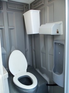 Portable Toilet, High Tech, Fresh Flush, Johnson's Sanitation Service